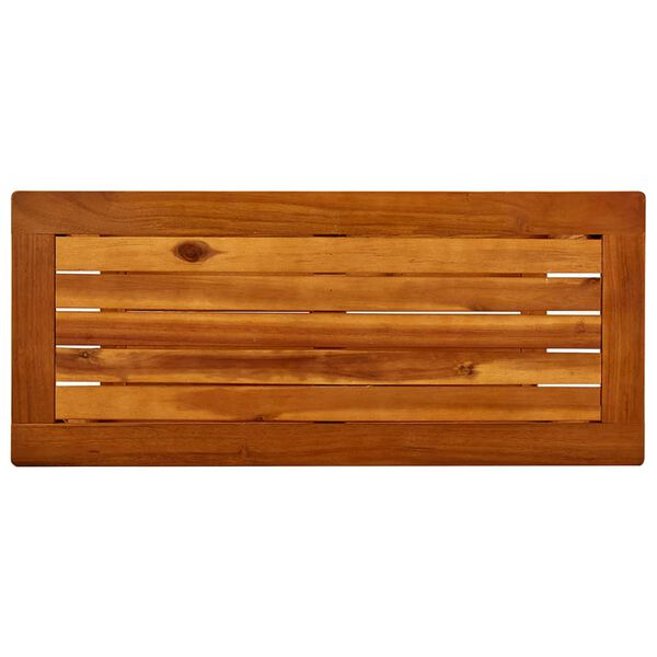 vidaXL Tuinwandtafel 80x35x75 cm massief acaciahout
