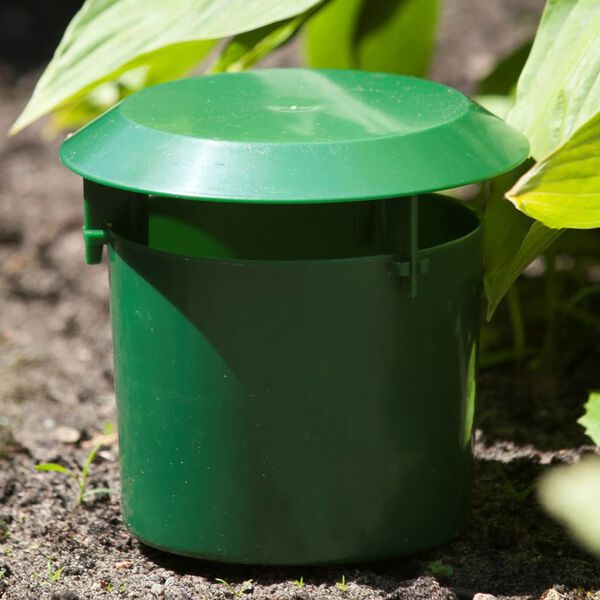 Nature Slakkenvallen 2 st 11x11,5 cm groen