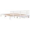 vidaXL Bedframe met lades massief grenenhout wit 200x200 cm