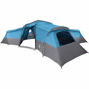 vidaXL Gezinstent 16-persoons Waterdicht Blauw taft