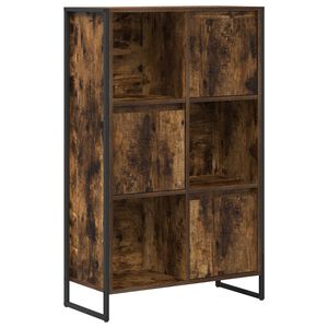 vidaXL Boekenkast 68 x 30 x 108.5 cm Bewerkt hout Rook Eik