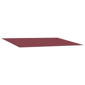 vidaXL Vervangingsdoek voor zonnescherm Bordeaux Rood 500 &times; 350 cm