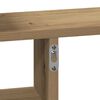 vidaXL Wandschappen 2 st 38x12x38 cm bewerkt hout artisanaal eiken