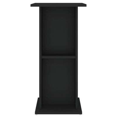 vidaXL Aquariumstandaard 60,5x36x72,5 cm bewerkt hout zwart