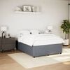 vidaXL Bedframe zonder matras 160x200 cm fluweel donkergrijs