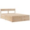 vidaXL Bedframe zonder matras massief grenenhout 120x190 cm