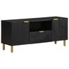 vidaXL tv-meubel 105x33x46 cm bewerkt hout zwart