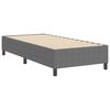 vidaXL Platform bedframe Lichtgrijs 90 x 200 cm Stof
