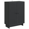vidaXL Dressoir Zwart 66 x 34,5 x 90 cm Bewerkt hout