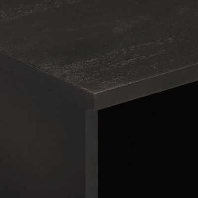 vidaXL Tv-meubel 100x33x46 cm massief mangohout zwart