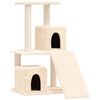 vidaXL Kattenmeubel met sisal krabpalen 82 cm cr&egrave;mekleurig