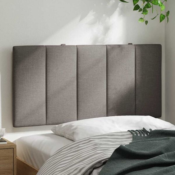 vidaXL Hoofdbordkussen "Hanko" 100 cm stof taupe