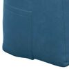 vidaXL Rugkussen Blauw 200 x 24 x 50 cm Fluweel