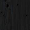 vidaXL Tuinvoetenbank 120x80 cm massief grenenhout zwart