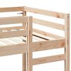 vidaXL Hoogslaper bedframe Naturel 75 x 190 cm Massief grenenhout