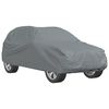 vidaXL Autohoes voor SUV M nonwoven stof volledig grijs