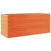 vidaXL Plantenbak 110x40x46 cm massief grenenhout wasbruin