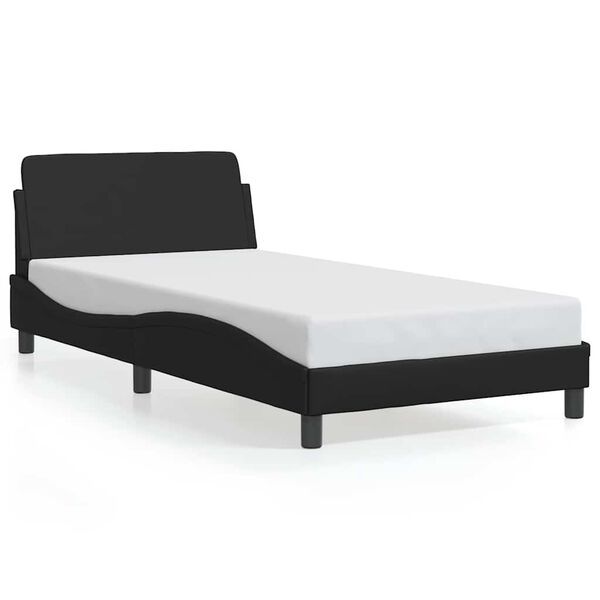 vidaXL Bedframe "Dover" kunstleer zwart 100x200 cm