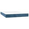 vidaXL Pocketveringmatras 140 x 220 x 20 cm Donkerblauw