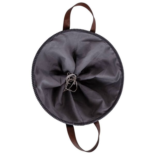 House Nordic Wasmand Nora ribfluweel grijs