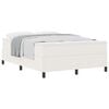 vidaXL Boxspringbed Cr&egrave;mekleurig 160 x 200 cm Katoen Stof