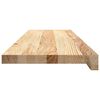 vidaXL Traptreden 12 st 90x25x2 cm onbehandeld massief eikenhout