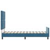 vidaXL Boxspringbed met hoofdeinde Donkerblauw 80 x 200 cm Fluweel