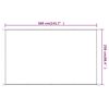 vidaXL Luifel verticaal 250x360 cm oxford stof blauw