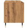 vidaXL Platenkast 84,5x38x48 cm bewerkt hout artisanaal eikenkleur