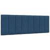 vidaXL Bedframe zonder matras "Hanko" stof blauw 140x190 cm