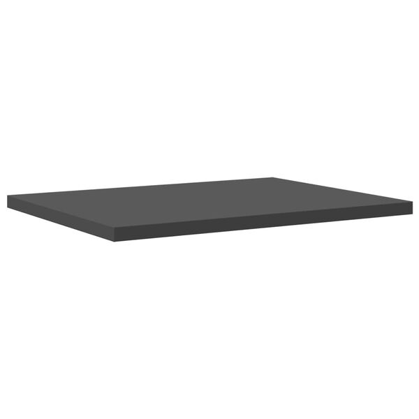 vidaXL Wandschappen 4 st 40x30x1,5 cm spaanplaat grijs