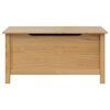 vidaXL Opbergbox Hill Honingbruin 90 x 40 x 45 cm Massief Vurenhout