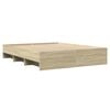 vidaXL Bedframe zonder matras hout sonoma eikenkleurig 160x200 cm
