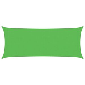 vidaXL Zonnezeil 160 g/m&sup2; 2x5 m HDPE lichtgroen