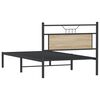 vidaXL Bedframe zonder matras hout sonoma eikenkleurig 100x190 cm