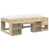 vidaXL Jeugd bedframe met opbergruimte Sonoma Eiken 75 x 190 cm