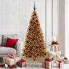 vidaXL Kerstboom met 300 LED met standaard Goud 180 cm PET