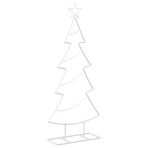 vidaXL Metalen kerstboom met standaard KUOPIO 125 cm Staal Wit