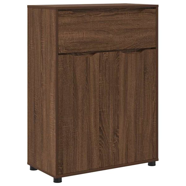 vidaXL Badkamer Kast Bruin Eiken 72,5 x 36,5 x 100 cm Bewerkt hout