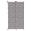 vidaXL Tuinbankkussen 180x(50+50)x7 cm oxford stof grijs
