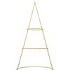 vidaXL Metalen kerstboom met standaard Goud 210 cm Poedergecoat staal