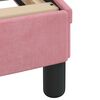 vidaXL Bedframe zonder matras "Hanko" fluweel roze 160x200 cm