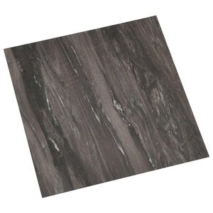 vidaXL Zelfklevende Vloerplanken 30,5 x 30,5 cm 20 pcs PVC Donkergrijs