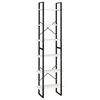vidaXL Opbergrek 60x30x210 cm massief grenenhout wit
