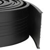 vidaXL Garage Deurafsluiting Zwart 70 x 6 mm 4,5 m PVC