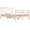 vidaXL Bedframe massief hout 120x200 cm