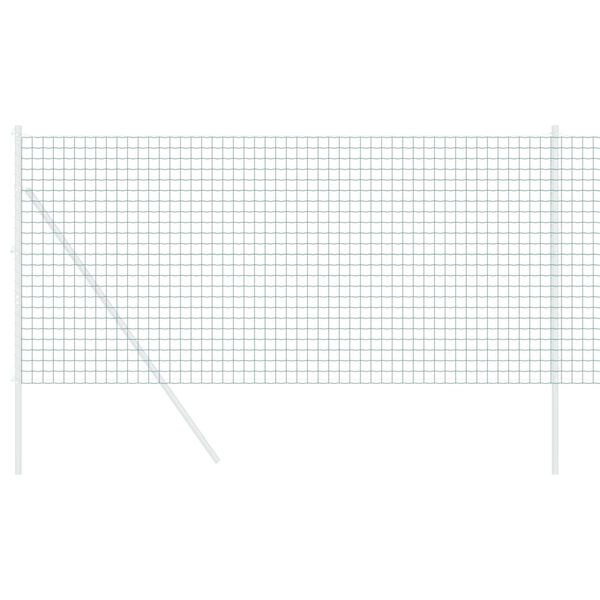 vidaXL Euro Hek Groen 1.2 x 25 m PVC-gecoat ijzer