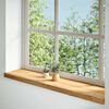 vidaXL Vensterbanken 2 st 100x25x2 cm massief eikenhout lichtbruin