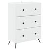 vidaXL Ladenkast Wit 66 x 34,5 x 90 cm Bewerkt hout