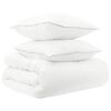 vidaXL Dekbedset 3 st 200 x 220 cm Alle seizoenen Bamboe Wit
